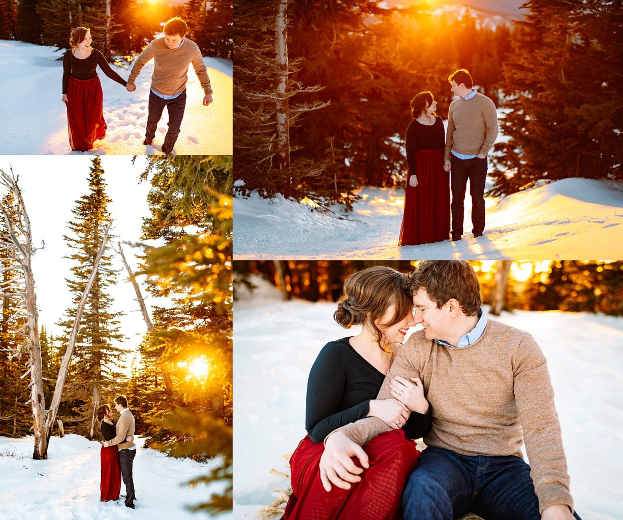 Engagement Session at Timberline Oregon