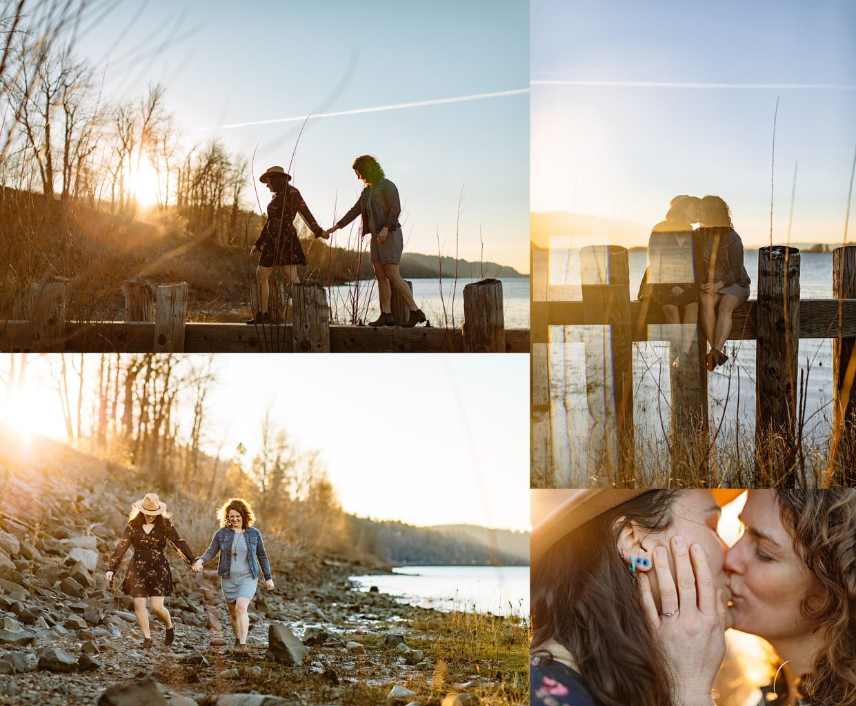 Engagement session at Rooster Rock State Park 